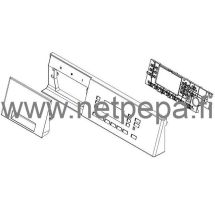 Ohjelmapaneeli, harmaa, sis. väliosan