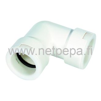Kondenssivesiputken kulmaliitos 90° 20mm, valkoinen